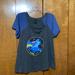 Disney Tops | Disney- G2g Stitch T-Shirt With V-Neck (Xl) | Color: Blue/Gray | Size: Xl