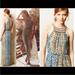 Anthropologie Dresses | Anthropologie Mayacamas Maxi Dress Size 0 | Color: Blue/Orange | Size: 0