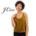 J. Crew Tops | J. Crew Vintage Gold Luxe Velvet Shell Top Size 0 Xs Holiday Fancy Mustard | Color: Gold | Size: 0