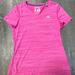 Adidas Tops | Adidas Ultimate Tee Small Pink Womens V Neck Polyester Short Sleeve Workout | Color: Pink | Size: S