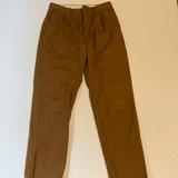 J. Crew Pants | J. Crew Classic Relaxed Fit Pleated Chino Pant 34/36 Camel Khaki | Color: Brown | Size: 34