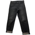 Levi's Jeans | Levi’s Women High Rise Buttonfly Black Mom Style Denim Jean Straight Jean Sz 29 | Color: Black | Size: 29