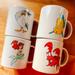 Disney Dining | 1990's Vintage Four Disney Little Mermaid Movie Mugs In Very Good Shape. | Color: White | Size: Os