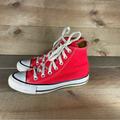 Converse Shoes | Converse All Star Chuck Taylor Womens Size 5.5 Shoes Red High Top Sneakers | Color: Red/White | Size: 5.5