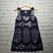 Free People Dresses | Free People Blue Sequin Tank Mini Dress | Color: Blue/Silver | Size: Xs