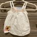 Disney Dresses | Disney Girls Winnie The Pooh White Dress With Smocking At Top Size 4t | Color: Orange/White | Size: 4tg