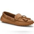 Coach Shoes | Coach Nadia Moccasin Leather Shoe | Color: Tan | Size: 6.5