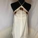 Free People Dresses | Free People Bohemian Embroidered Pockets Halter Sun Dress Size L Nwot | Color: White | Size: L