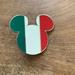 Disney Accessories | 2008 Italian Flag Mickey Head Pin Trading | Color: Green/Red | Size: Os