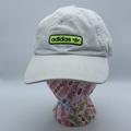 Adidas Accessories | Adidas Hat Adult One Size Logo White Casual Adjustable Baseball Cap Cotton | Color: Green/White | Size: Os