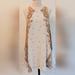 Free People Dresses | Intimately Free People Boho Sleeveless Rayon & Lace Mini Dress. Medium. | Color: Orange/White | Size: M