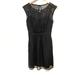 J. Crew Dresses | Jcrew Sleeveless Chiffon Zigzag Chevron Dress Blck | Color: Black | Size: 0