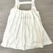 Free People Dresses | Free People Mini Dress/ Flowy White Top Sz S With Pockets | Color: White | Size: S