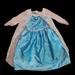 Disney Costumes | Frozen Elsa Costume Size 4t With Secret Locket | Color: Blue | Size: Osg