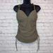 Athleta Swim | Athleta V Neck Tankini Ruched Sides Tankini Swim Top | Color: Tan | Size: S