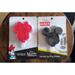 Disney Kitchen | Bundle Of 2 Disney Mickey Mouse & Minnie Mouse Silicone Mold Ice Pop Maker | Color: Black/Red | Size: Os