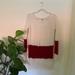Free People Dresses | Free People Sweater Dress Red And White Size Small | Color: Red/White | Size: S