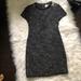 Kate Spade Dresses | Gorgeous Kate Spade Tweed Dress W/Faux Leather Details! Size 2 | Color: Black/White | Size: 2