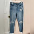 American Eagle Outfitters Jeans | American Eagle Jeans American Eagle X Keith Haring Mom Jeans | Color: Blue | Size: 8