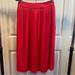 J. Crew Skirts | J Crew Pleated Skirt | Color: Red | Size: 2