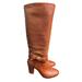 Kate Spade New York Shoes | Kate Spade Women's Mandie Tall Brown Leather High Heeled Boot Size 6.5m | Color: Brown | Size: 6.5