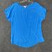 Lilly Pulitzer Tops | Lilly Pulitzer 100% Silk Guava Top Womens Size Small Light Blue Euc | Color: Brown | Size: S