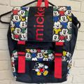 Disney Accessories | Mickey And Co Mickey Mouse Disney Honey Fashions New York Backpack 12x15 In | Color: Black/Red | Size: Osbb