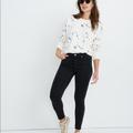 Madewell Jeans | ! Madewell Petite 9” Mid-Rise Skinny Jeans In Lunar Wash - Tencel Denim | Color: Black | Size: 25