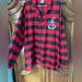 Disney Intimates & Sleepwear | Disney Christmas Flannel Mickey Night Shirt | Color: Black/Red | Size: 2x