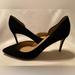 J. Crew Shoes | J. Crew Black Suede Heels Italian Made Women’s Heels Size 10 | Color: Black | Size: 10