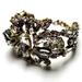 J. Crew Jewelry | J Crew Crystal & Rhinestone Bracelet W Dust Bag | Color: Gold/Silver | Size: Os