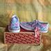 Vans Shoes | Kids Vans Asher Slip Ons | Color: Blue/Pink | Size: 6g