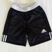 Adidas Bottoms | Adidas Black Reversible Three Strip Shorts Boys. | Color: Black/White | Size: Not Sure 11 In Waist. My Guess M