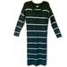 American Eagle Outfitters Dresses | American Eagle Striped Sweater Dress Sz Small Tall Green & White | Color: Green/White | Size: S