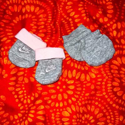 Nike Accessories | Baby Clothes | Color: Gray/Pink | Size: 0-3 Months