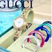 Gucci Accessories | Gucci Metallic Bezel Luxury Gold Rope Vintage Statement Watch 14k Gold Plated | Color: Gold | Size: Os