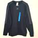 Adidas Shirts | Adidas Men’s Sweatshirt Size L Black Crewneck 3-Stripe | Color: Black/Gray | Size: L