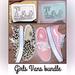 Vans Shoes | Girls Vans Shoe Bundle! 2 Pair Included | Color: Pink/Tan | Size: Girls 2 And 3