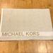 Michael Kors Accessories | Michael Kors Acrylic Scarf Wrap | Color: Cream/Gold | Size: Os