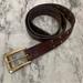 Michael Kors Accessories | Michael Kors Brown Leather Gold Detail Belt | Color: Brown/Gold | Size: Os