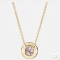 Coach Jewelry | Coach Open Circle Stone Necklace F54514 Gold | Color: Gold | Size: Os