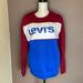 Levi's Shirts | Levi’s Sweatshirt Vintage Style Size Xlarge Red/Blue/White | Color: Blue/Red | Size: Xl