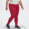 Adidas Pants & Jumpsuits | Adidas Adicolor Essentials Tights Training Athletic Burgundy Womens Plus Size 2x | Color: Pink/Red | Size: 2x