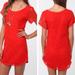 Anthropologie Dresses | Anthro Ecote Coral Crochet Layered Dress Sz S Euc | Color: Orange/Pink | Size: S