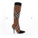 Burberry Shoes | Authentic Burberry Boots Size 38 Equivalent To An Women 8 | Color: Brown/Tan | Size: 8