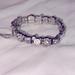 Disney Jewelry | Disney Parks Mickey Head Crystal Stretch Bracelet | Color: Silver | Size: Os
