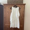 Zara Dresses | Euc Cute Zara Layered Summer Dress | Color: White | Size: Xl