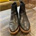 J. Crew Shoes | J Crew Black Leather Chelsea Boots Crepe Sole Moto Size 10 Pull On | Color: Black | Size: 10