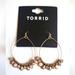 Torrid Jewelry | Horseshoe Drop Earrings | Color: Gold/Pink | Size: Os