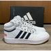 Adidas Shoes | Adidas Hoops 3.0 Mid Men's Size 10 Lace Up Blue/White Basketball Nwb Sneakers | Color: White | Size: 10